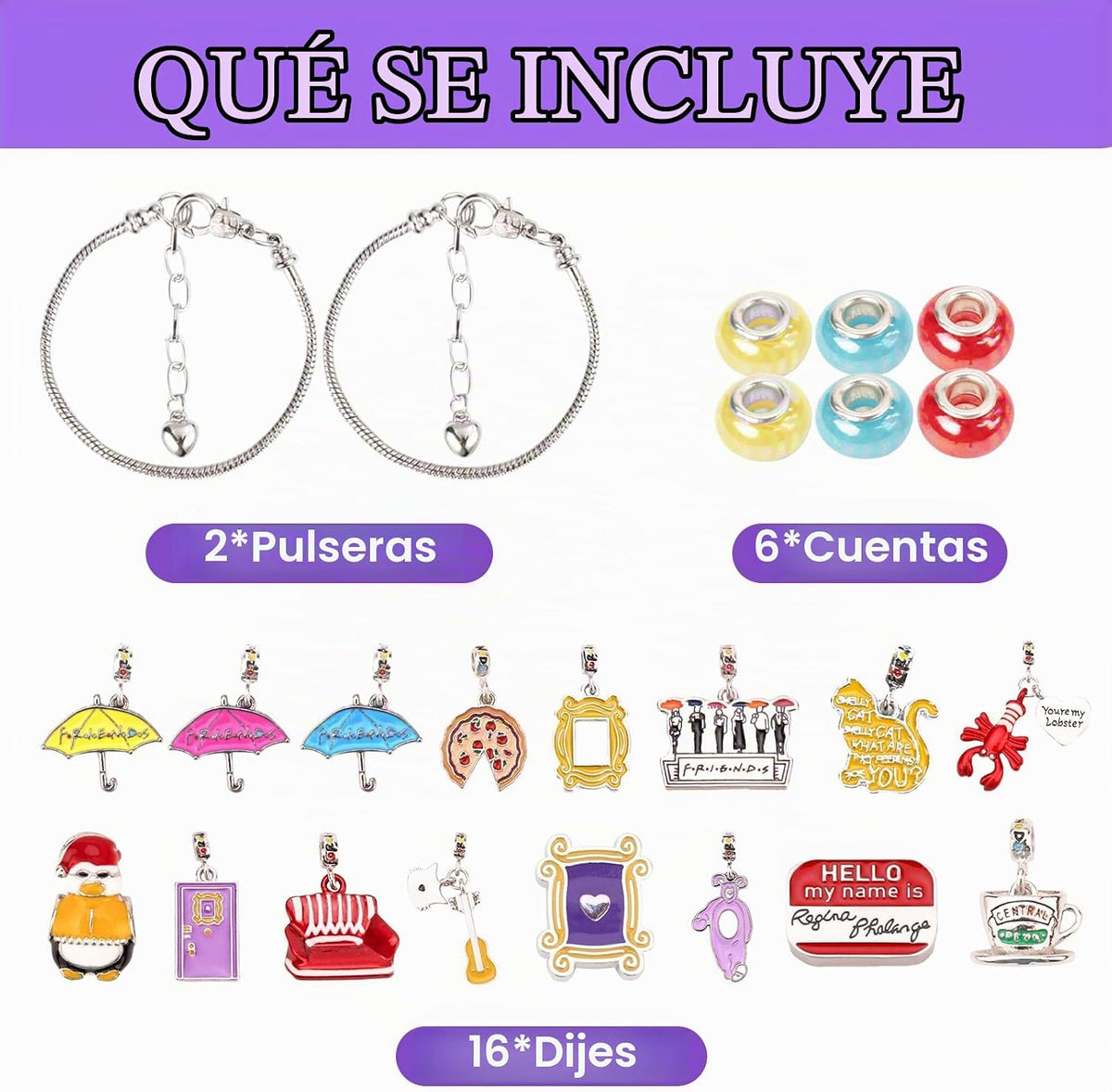 24 Days Charm Bracelet FRIENDS