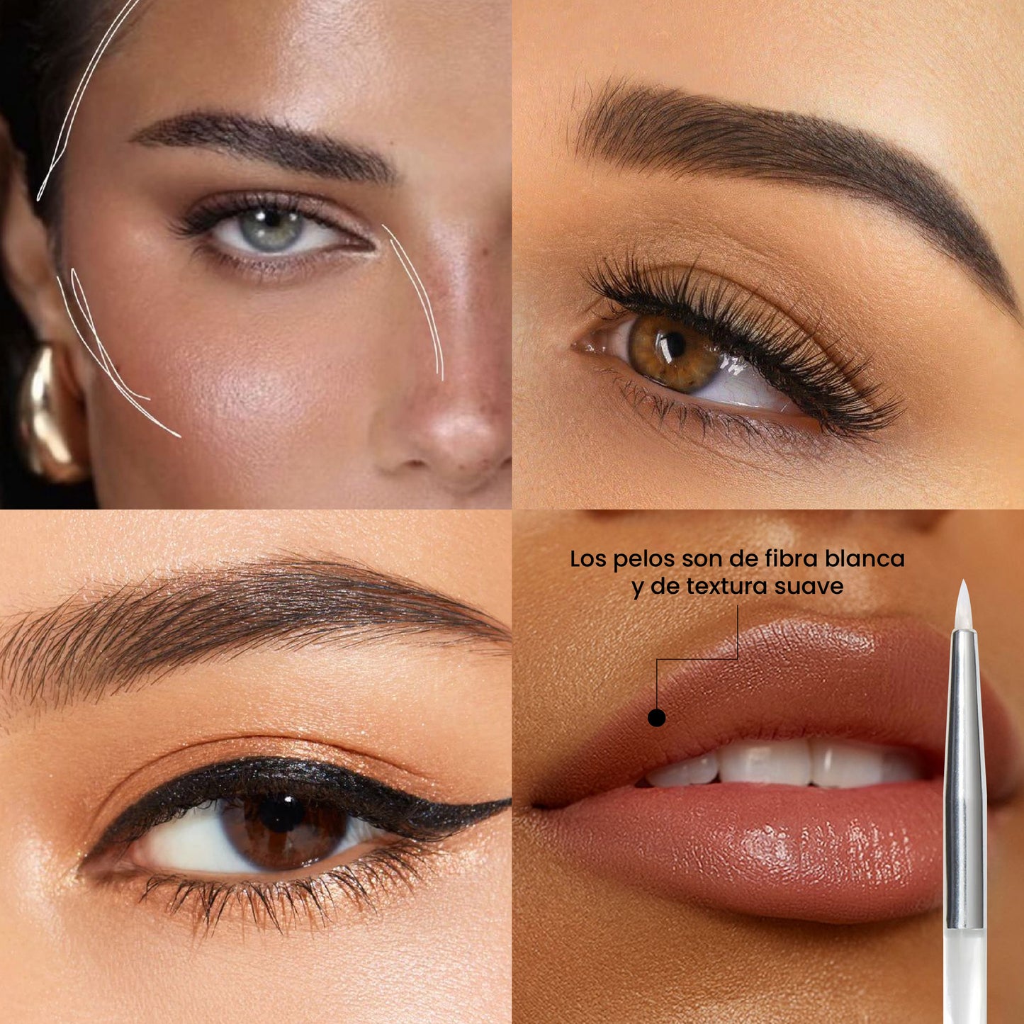 Precision Eyeliner Brush | Beneficios | Uperfect Perú