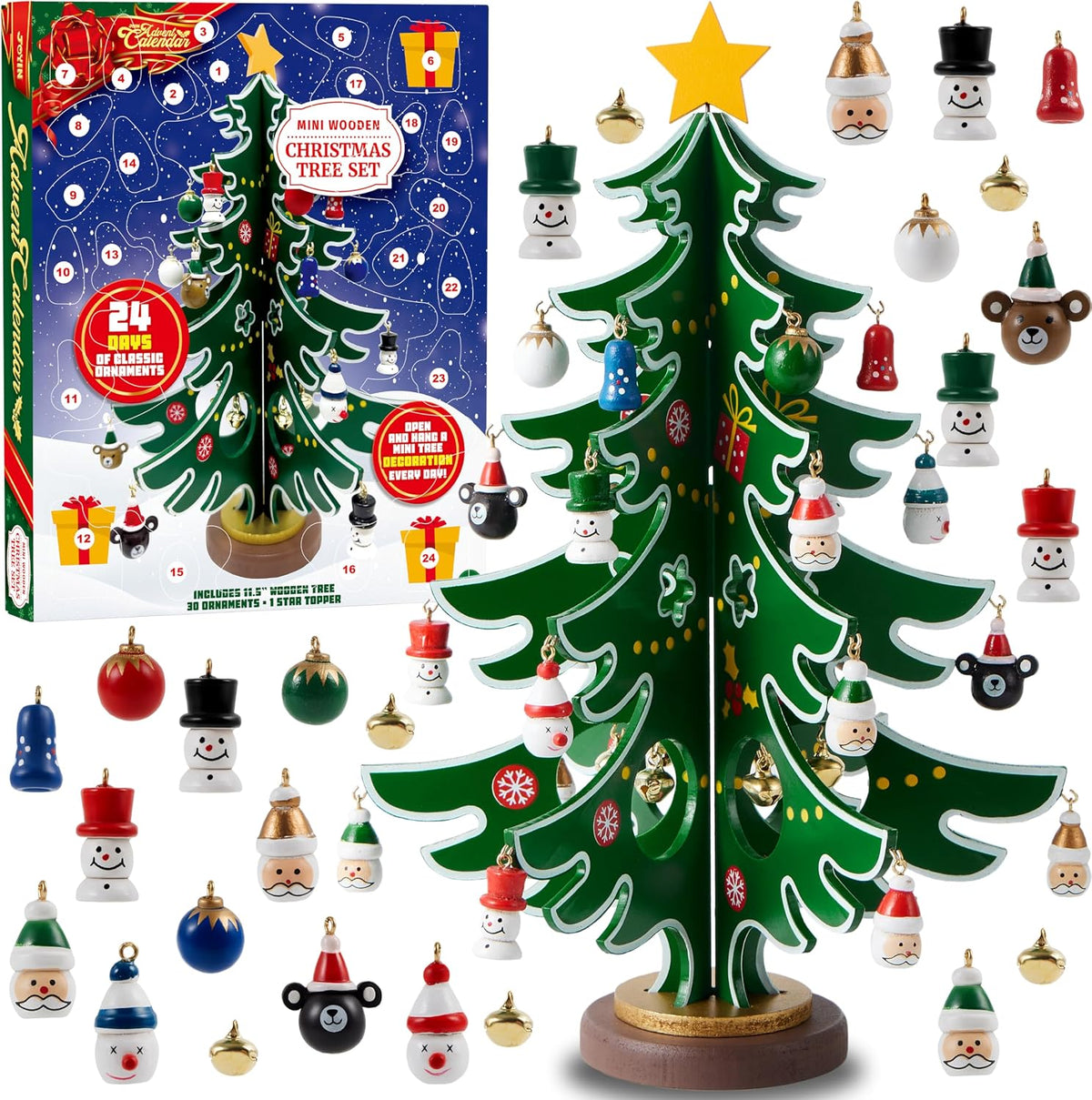 24 Days Calendar Ornaments