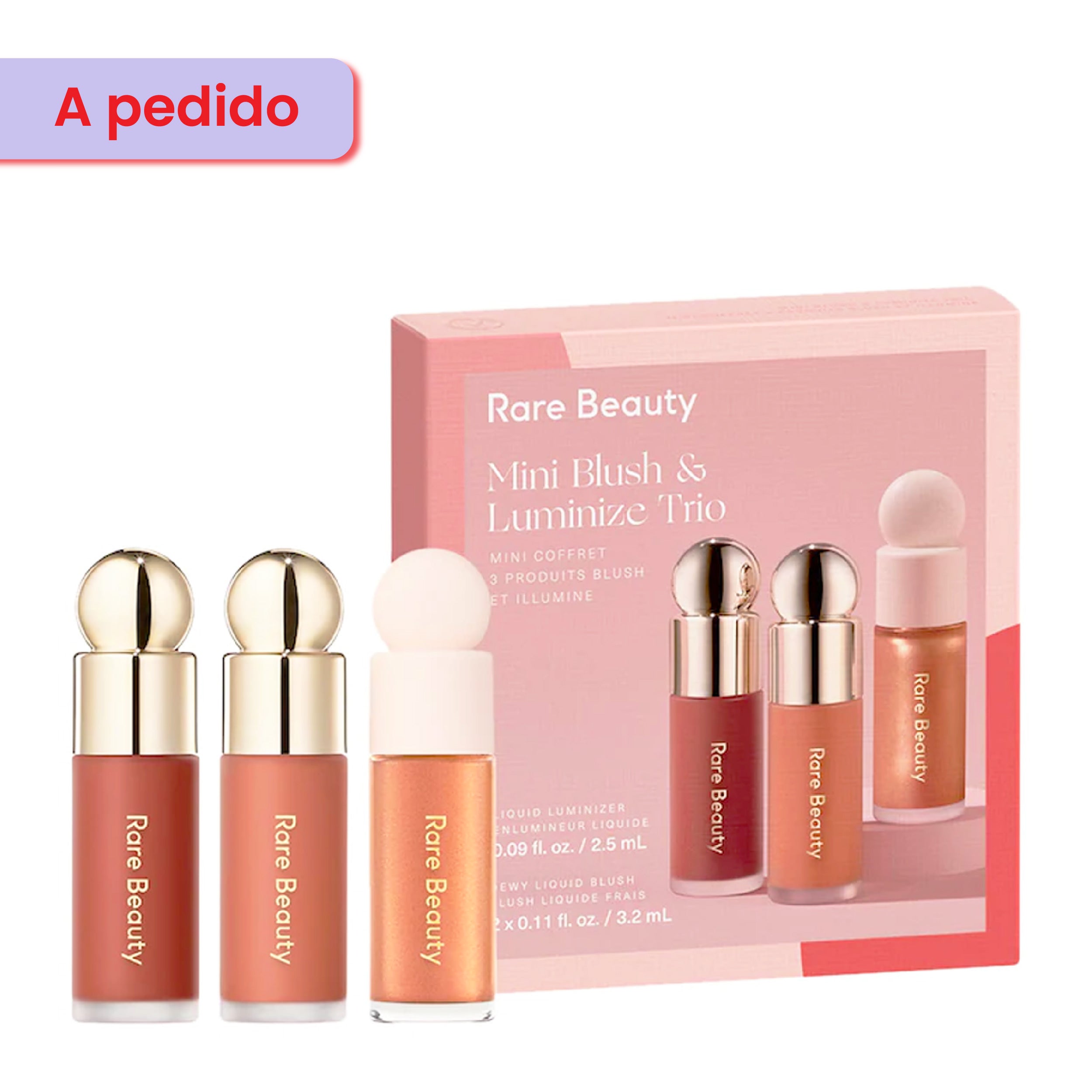 Mini Blush & Luminize Trio | Rare Beauty | A pedido