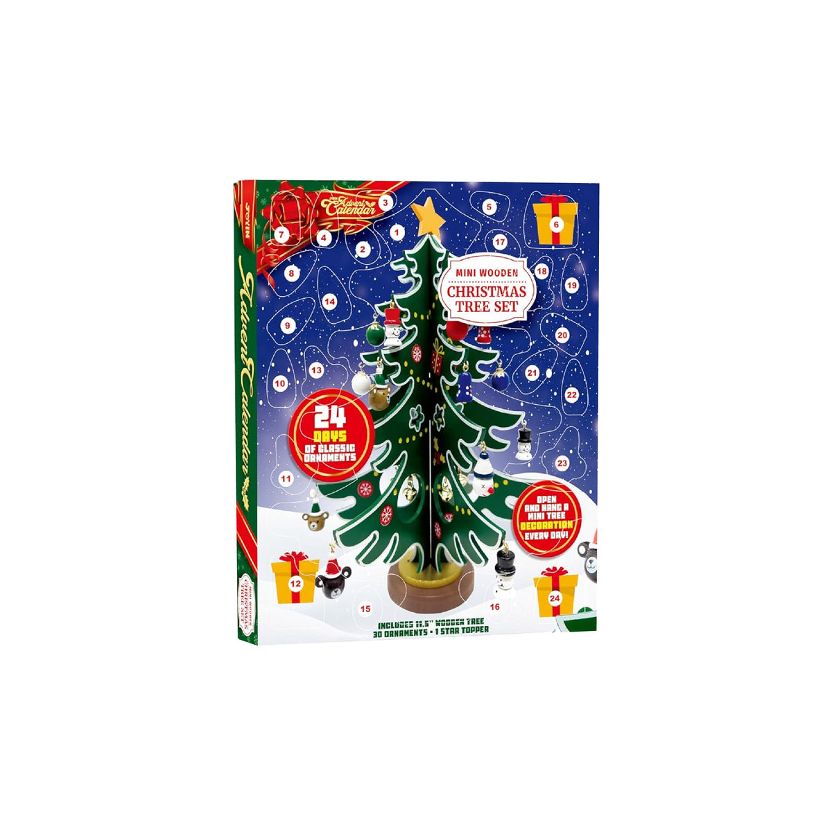 24 Days Calendar Ornaments