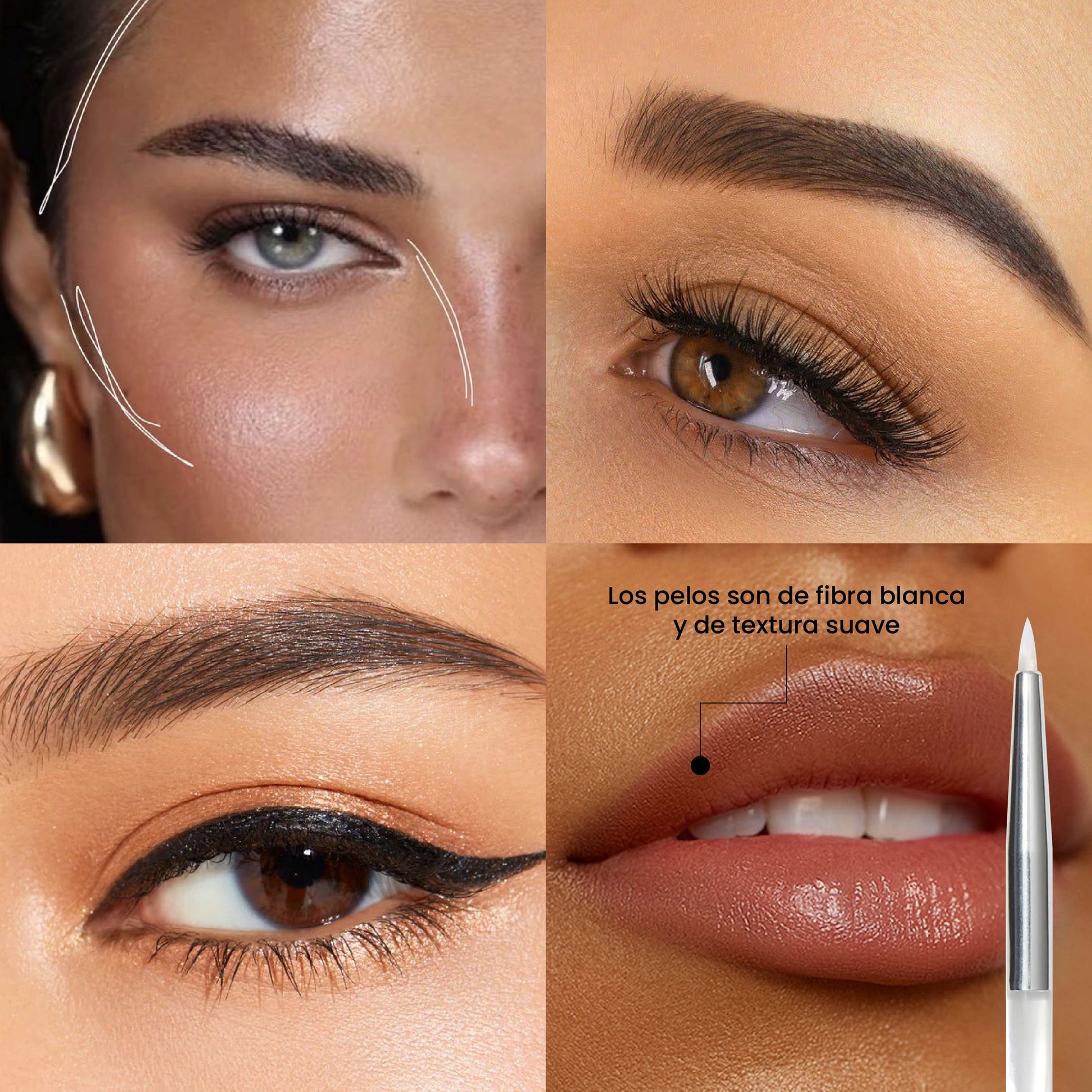 Precision Eyeliner Brush | Beneficios | Uperfect Perú