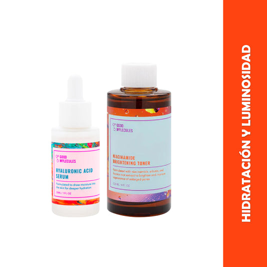 Acido Hialurónico + Tonico Iluminador de Niacinamida