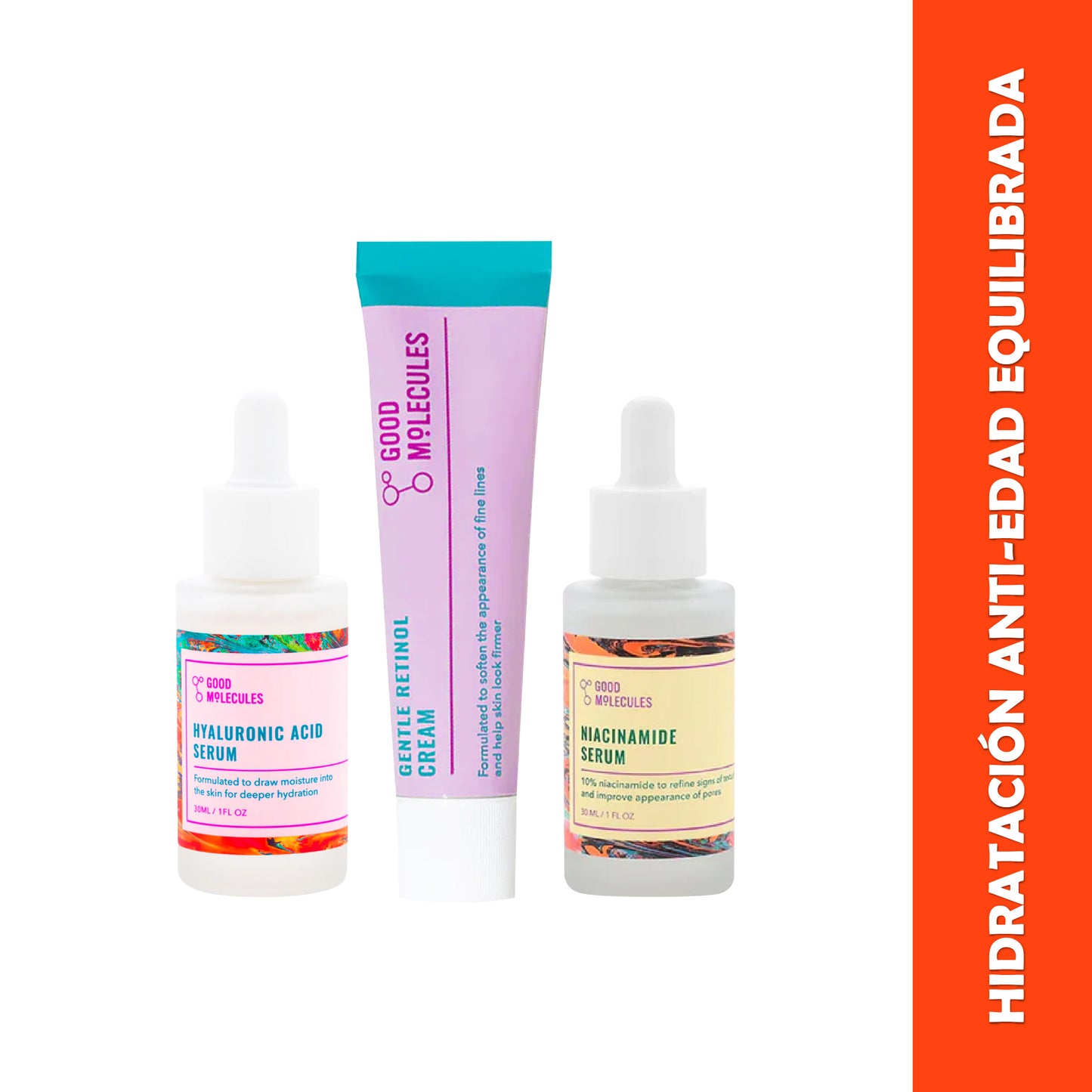 Acido Hialuronico + Gentle Retinol + Serum Niacinamida