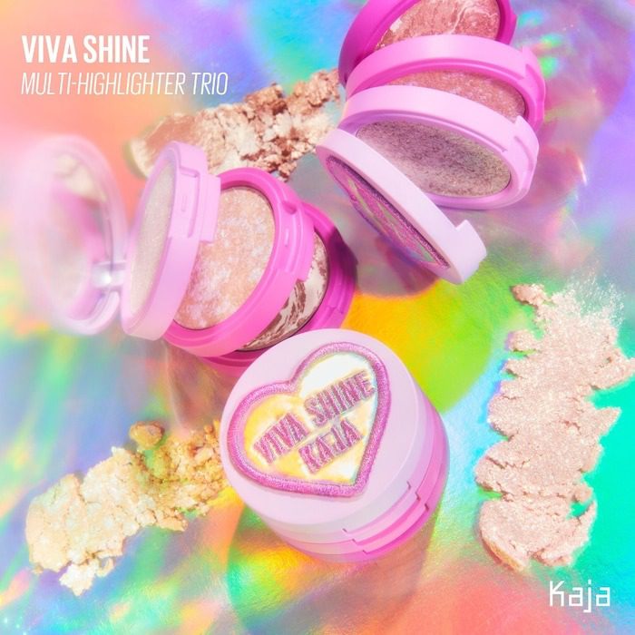 Viva Shine Bento Highlighter + Eyeshadow Palette