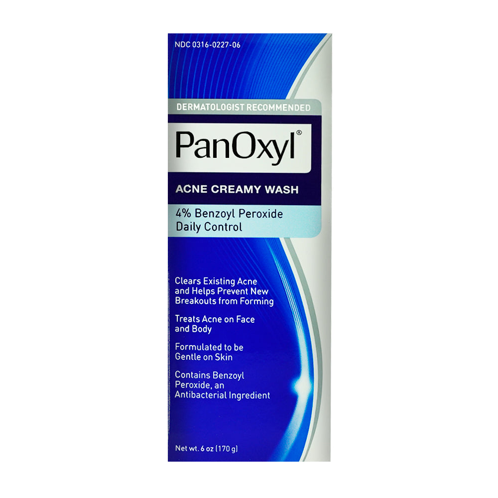 Antiacne Cremoso 4% Benzoyl Peroxide 170 gr | panoxyl | Uperfect Perú